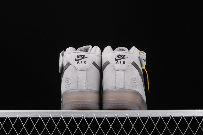 Reigning Champ x Nike Air Force 1 Mid '07 Light Grey Black 807618-208
