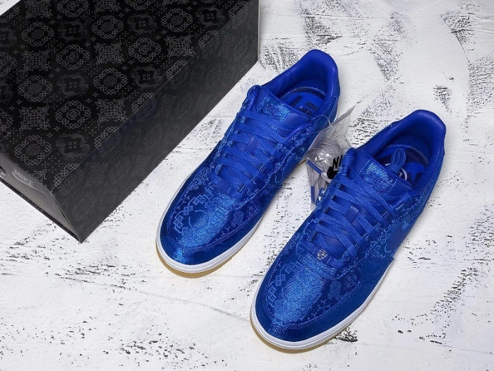 The Clot x Nike Air Force 1 Low in Game Royal CJ5290-400