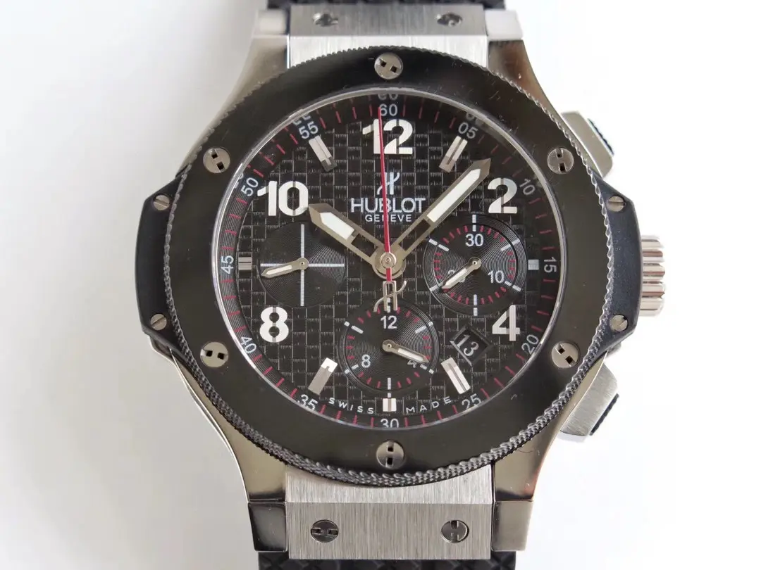 JB Factory Hublot Big Bang 44mm Black Dial Rubber Strap Chronograph Watch – Super Clone Model 301.PB.131.RX Trendsetting 5993