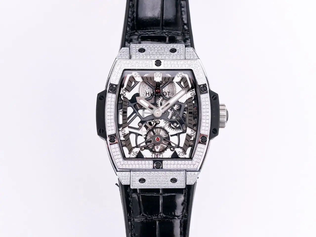 ZF Factory Hublot Masterpiece 906 Tourbillon Watch – Rose Gold Platinum, Black Leather Strap, Super Clone Edition Efficient 1395