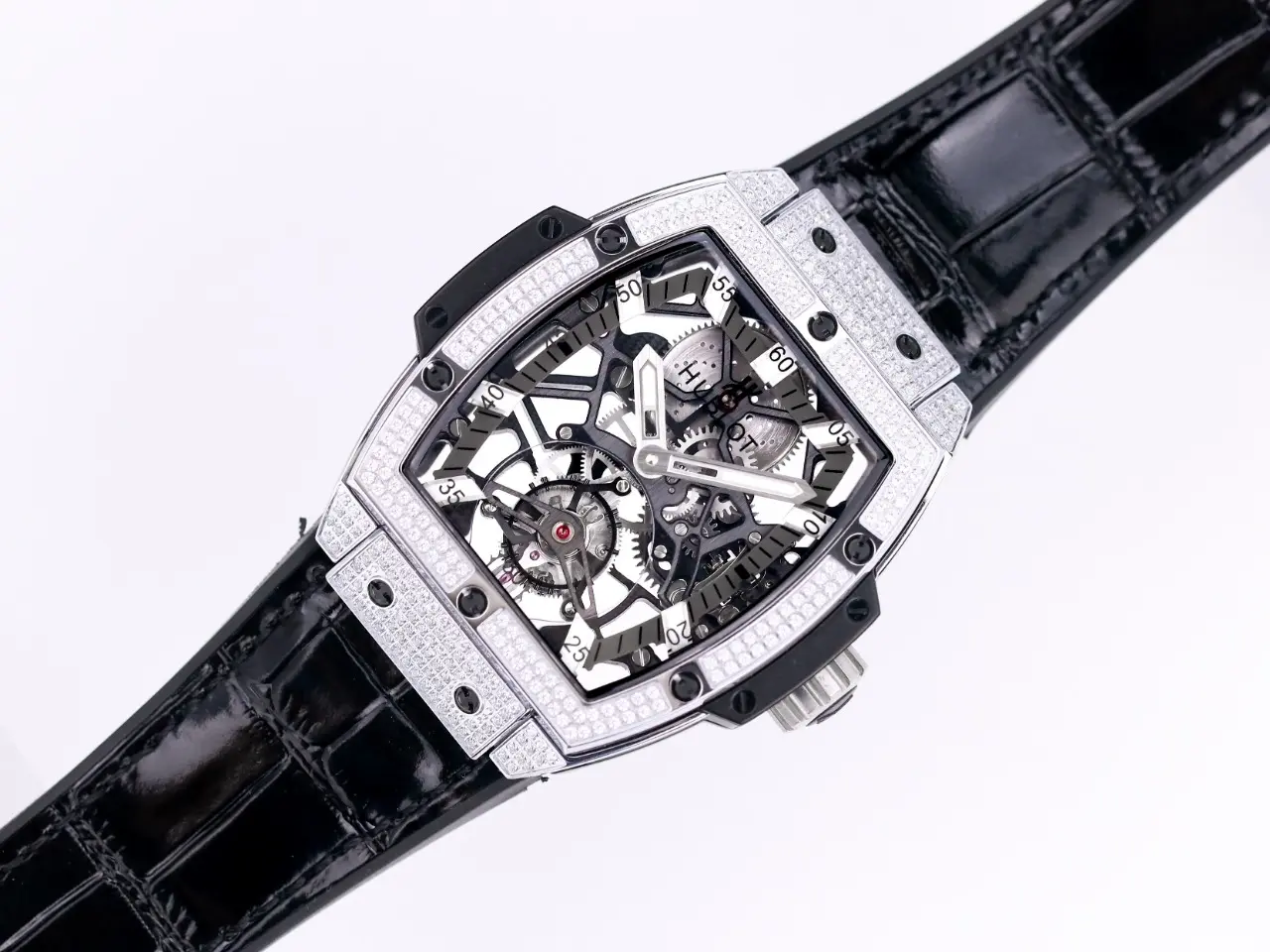 ZF Factory Hublot Masterpiece 906 Tourbillon Watch – Rose Gold Platinum, Black Leather Strap, Super Clone Edition Efficient 1395