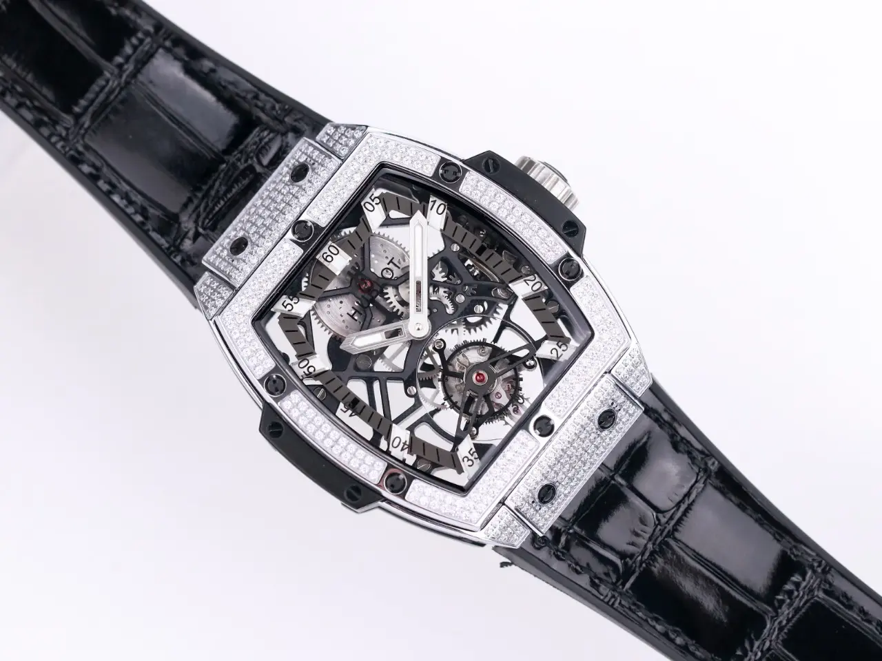 ZF Factory Hublot Masterpiece 906 Tourbillon Watch – Rose Gold Platinum, Black Leather Strap, Super Clone Edition Efficient 1395