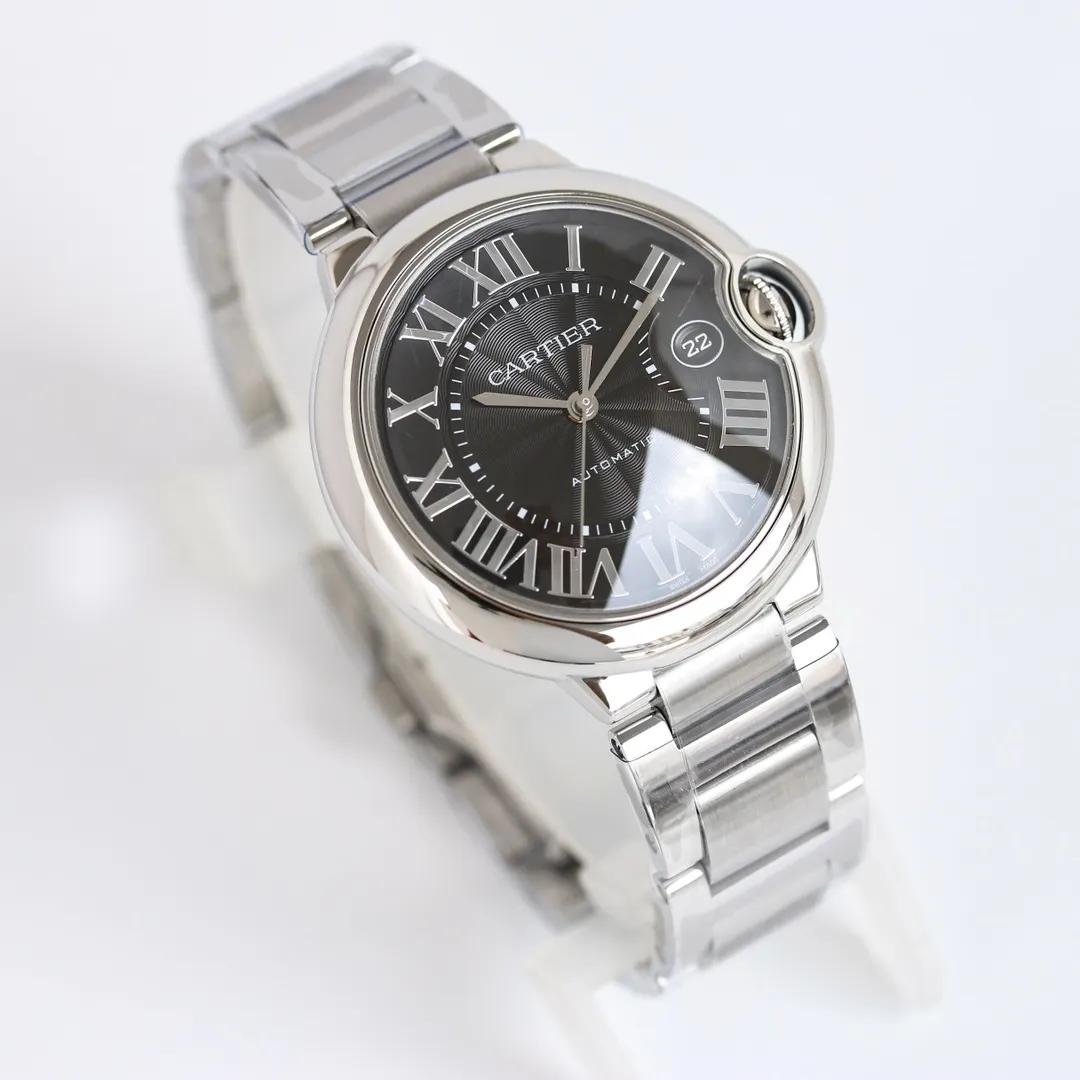 CARTIER Ballon Bleu 40mm Steel Watch Black –  Replica Watches & Fake Cartier Style TravelReady 2690