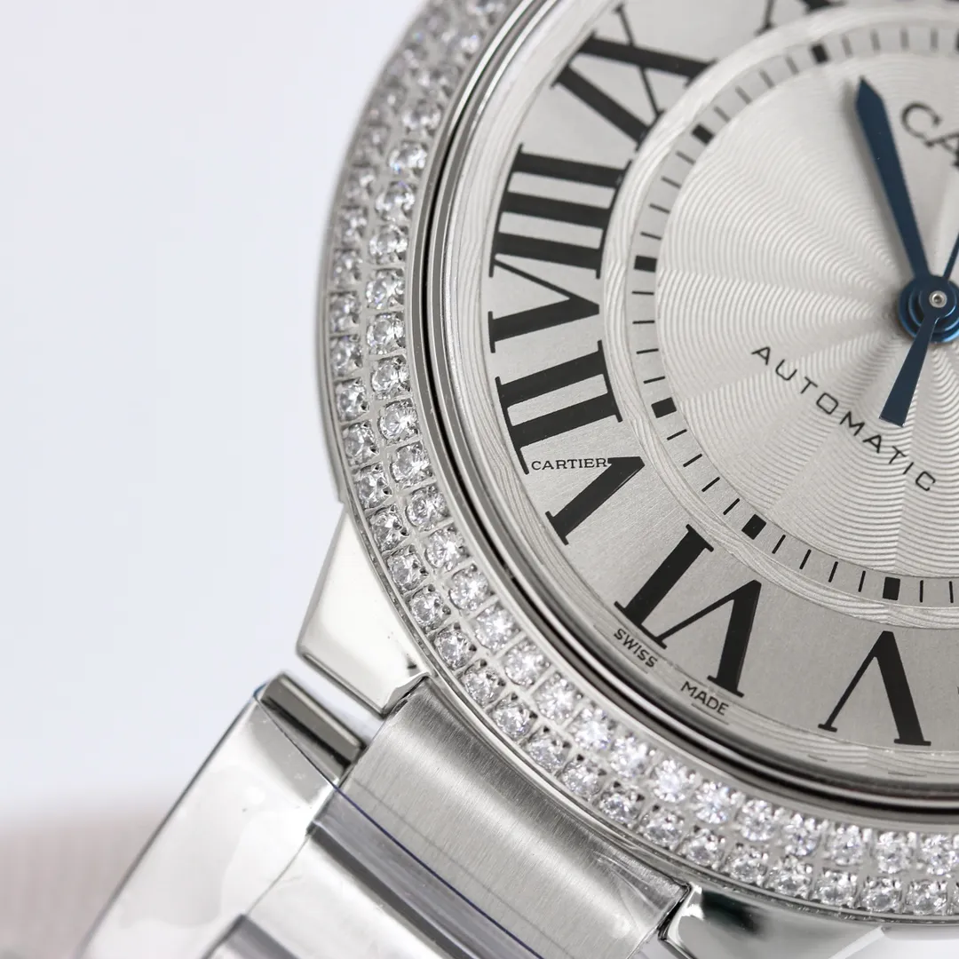 CARTIER Ballon Bleu 40mm Steel Watch Silver – High-Quality Replica Watches & Fake Cartier Design Chic 2728