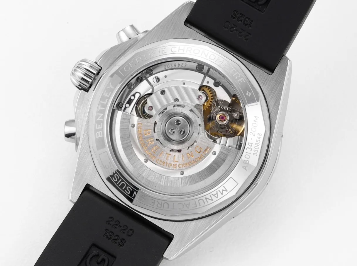 Sustainable BLS Factory Breitling Chronomat Automatic Chronograph Watch with Copper Dial, Black Subdials 2672