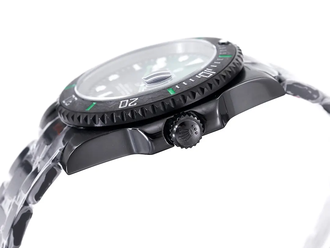 VS Factory Rolex Submariner PARAKEET – Custom Black Carbon Fiber Bezel, Gradient Green Dial, 904L Steel by VSF Watches Official Store GoodFit 322