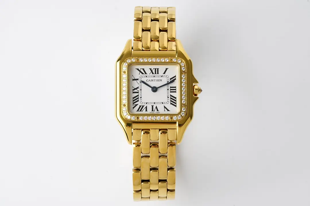 3K Factory Cartier Panthere de Cartier Watch Gold Style Small size 22MM- Top Replica Watch DailyWear 2825