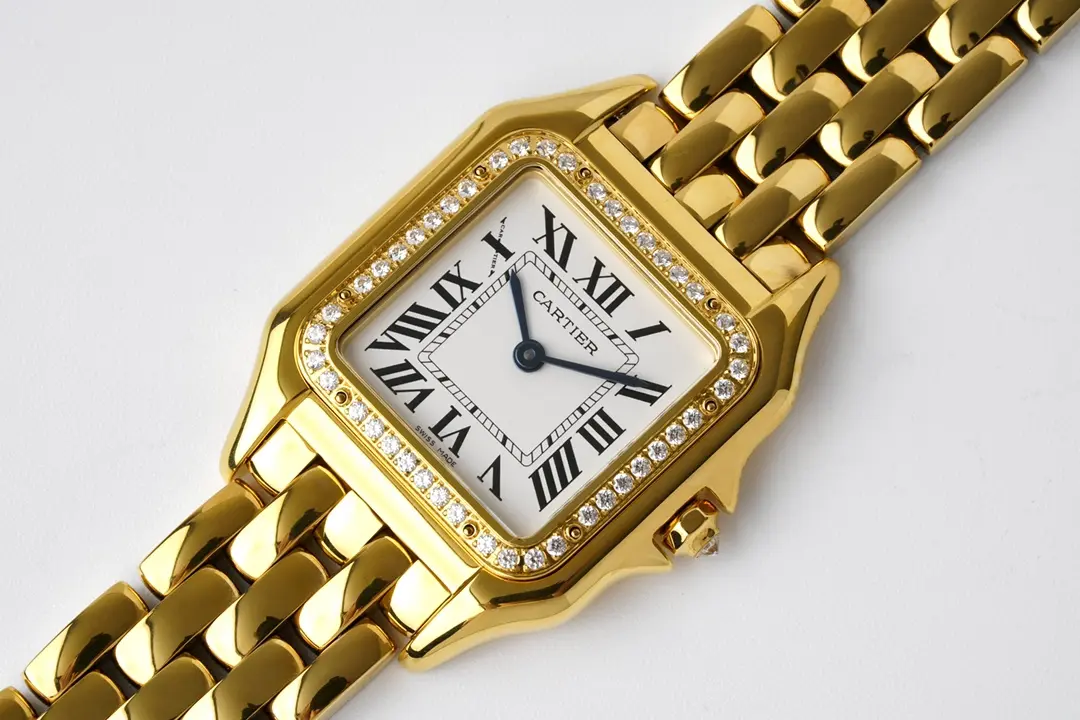 3K Factory Cartier Panthere de Cartier Watch Gold Style Small size 22MM- Top Replica Watch DailyWear 2825