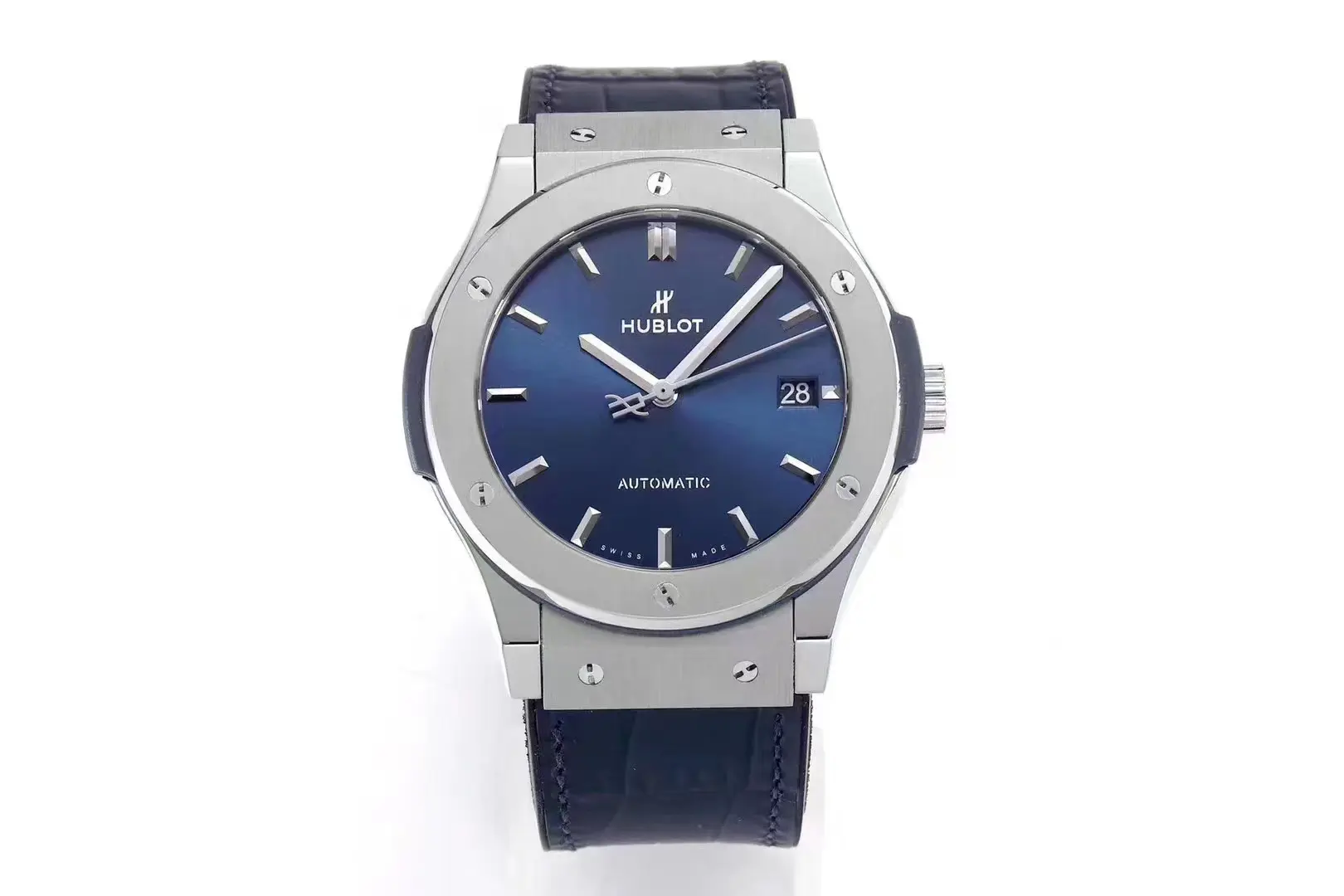 TechFriendly GS Factory Hublot  Fusion WWF Replica Watch – Titanium, Blue Dial, 45MM Automatic Super Clone 5797