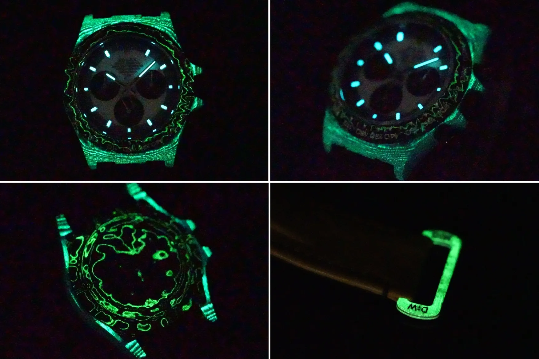 Practical Rolex Daytona Carbon Fiber Custom Edition – Blue with Luminous Case and Strap by VSF Watches Official Store 94
