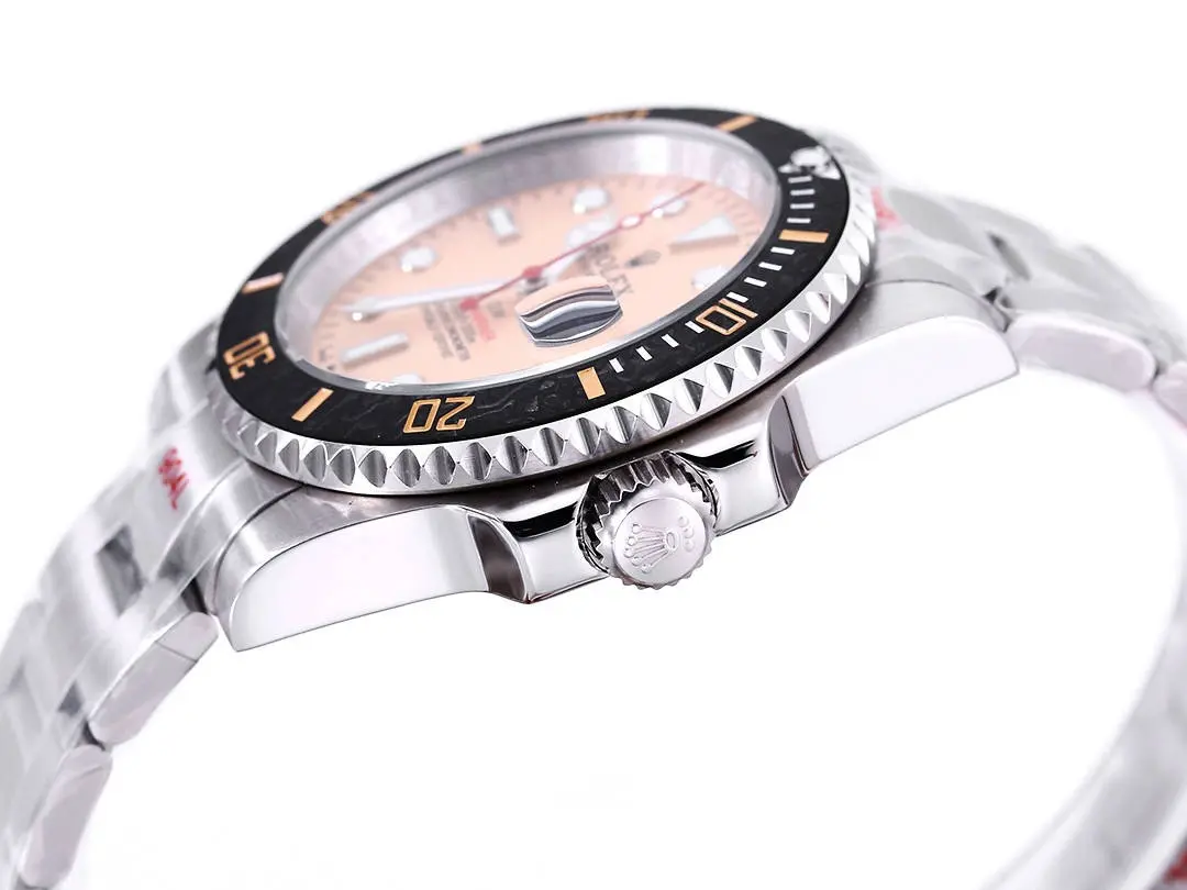Rolex Submariner PARAKEET – Custom Gradient Green Dial, Carbon Fiber Bezel, 904L Stainless Steel Luxury Watch Functional 321