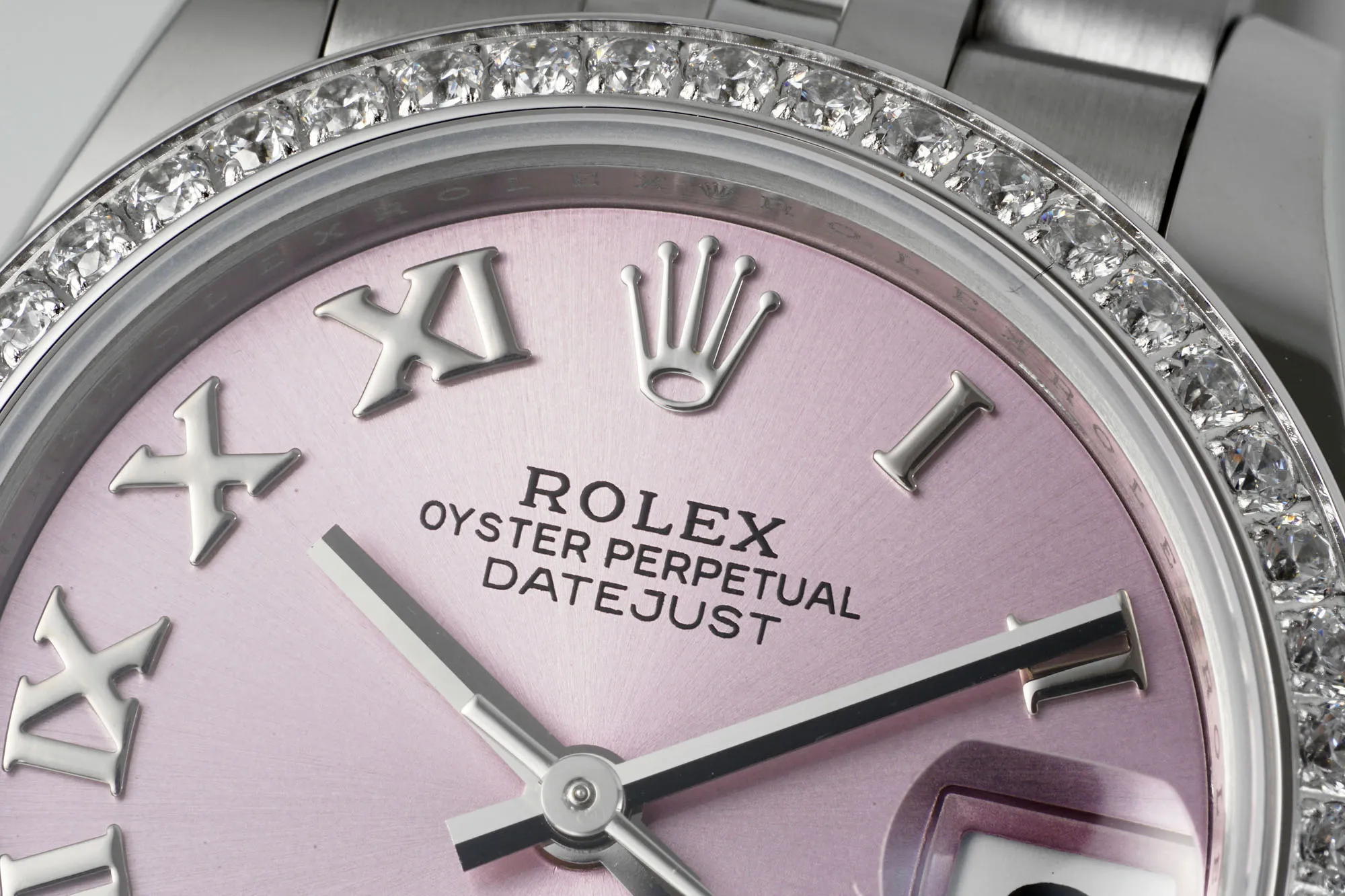 Efficient AR Factory Rolex Lady-Datejust 31mm Pink Dial Diamond Bezel Roman Numerals Stainless Steel Jubilee Bracelet Women’s Watch 4959