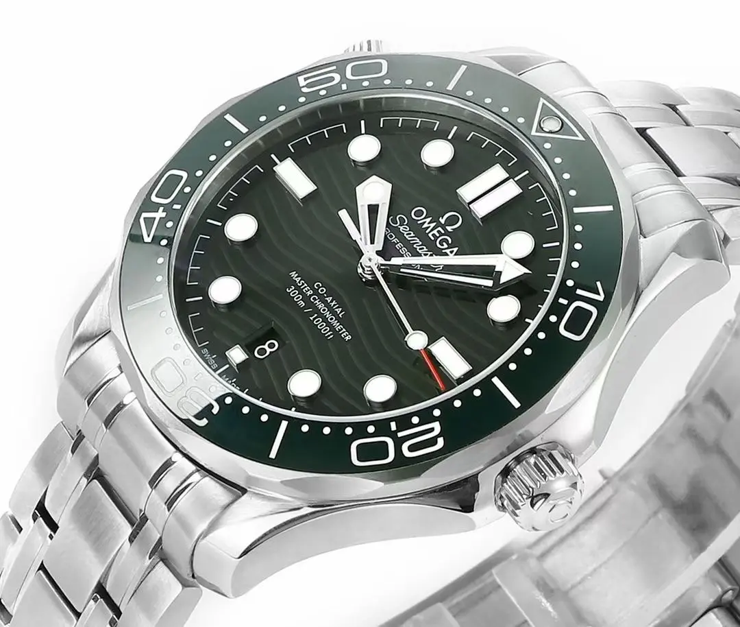 ZF Factory OMEGA Seamaster Planet Ocean 600m Co-Axial Master Chronometer 42mm Diver’s Watch – Black Ceramic Bezel, Stainless Steel Bracelet by VSF Watches Brand Compact 517