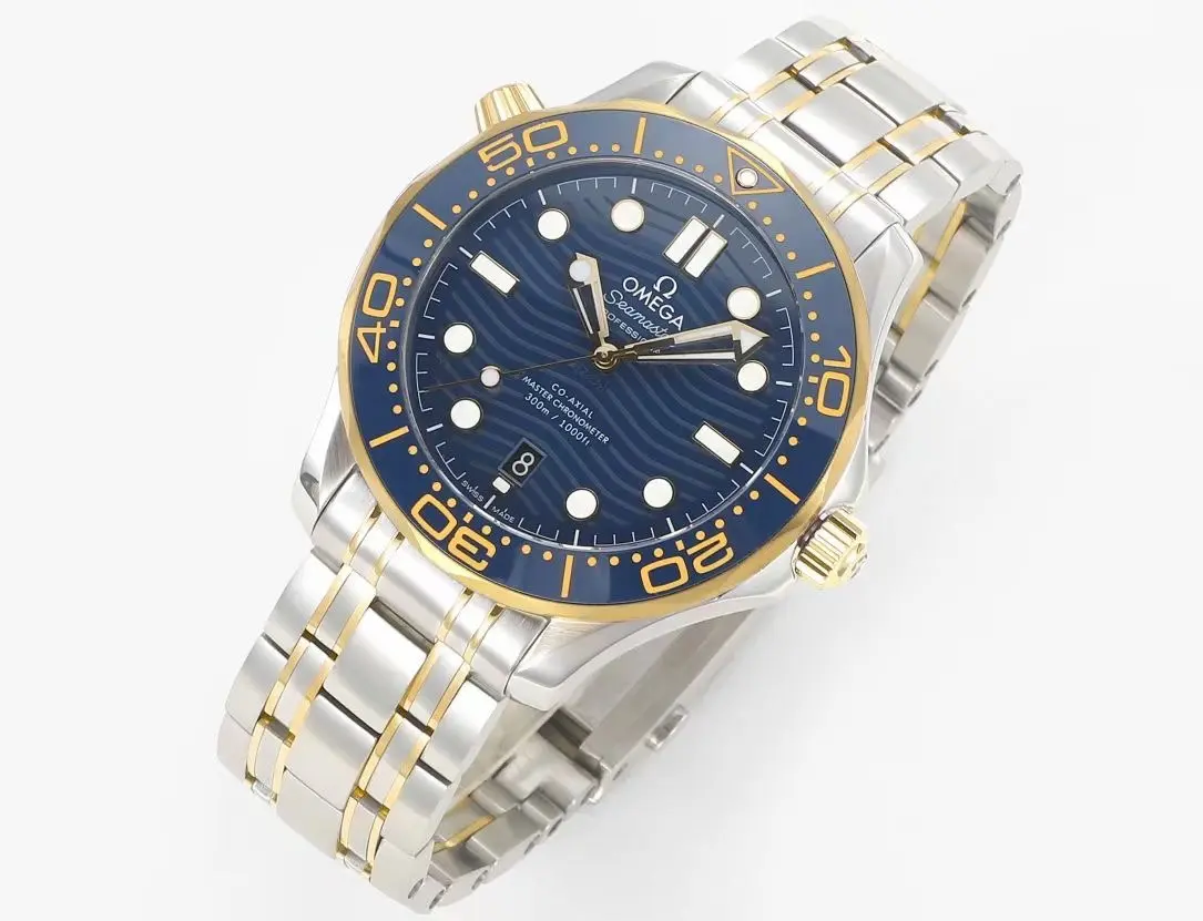 SoftTouch VS Factory OMEGA Seamaster Planet Ocean 600m Co-Axial Master Chronometer 42mm Diver’s Watch – Blue Dial, Stainless Steel with Ceramic Bezel by VSF Watches Brand 531