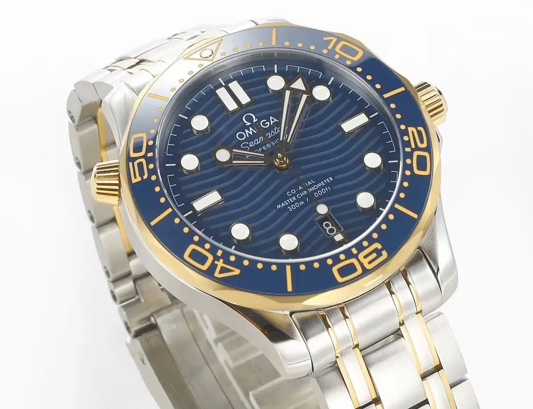 SoftTouch VS Factory OMEGA Seamaster Planet Ocean 600m Co-Axial Master Chronometer 42mm Diver’s Watch – Blue Dial, Stainless Steel with Ceramic Bezel by VSF Watches Brand 531