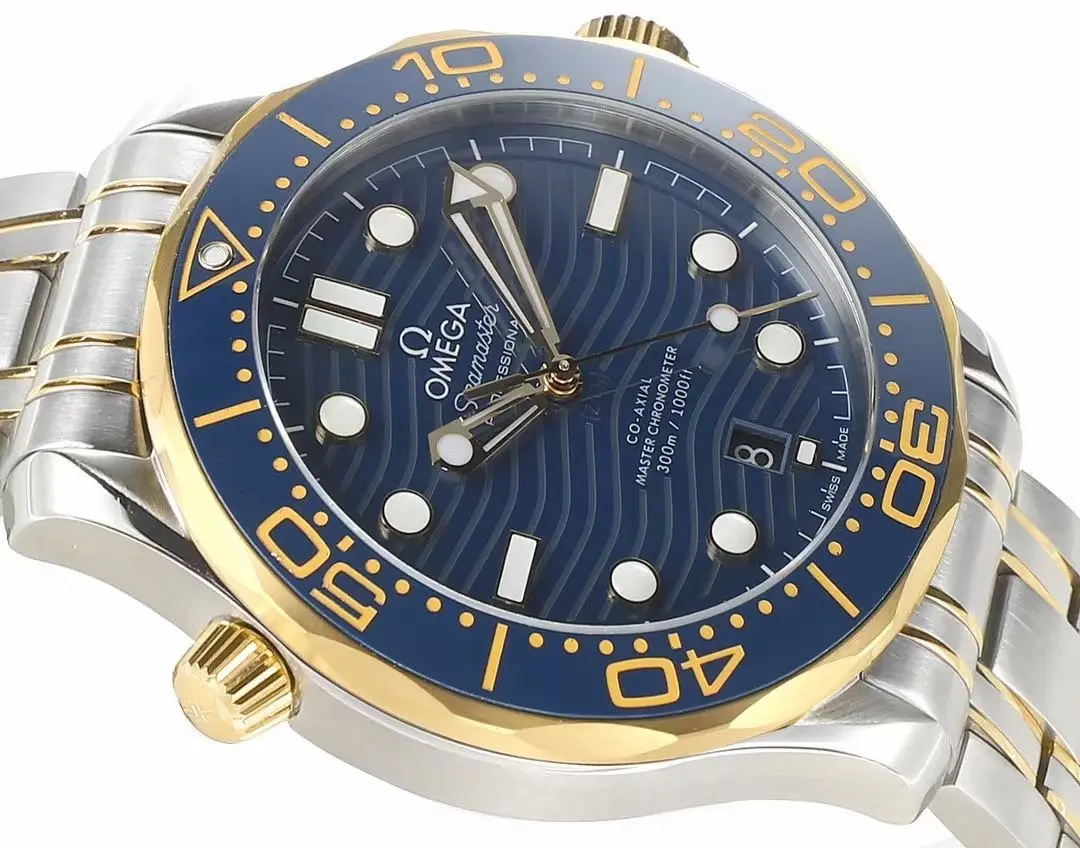 SoftTouch VS Factory OMEGA Seamaster Planet Ocean 600m Co-Axial Master Chronometer 42mm Diver’s Watch – Blue Dial, Stainless Steel with Ceramic Bezel by VSF Watches Brand 531