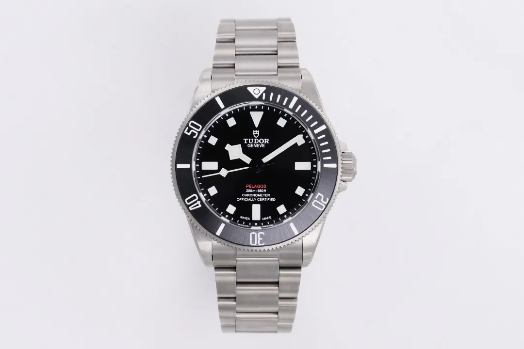 ZF Factory Tudor Pelagos FXD Black Dial Titanium Case Stainless Steel Bracelet Men’s Automatic Dive Watch Thermal 4295