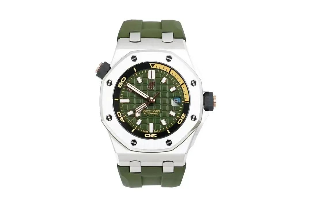 Minimalist ZF Factory BF Offshore Diver Watch 15720 Green Rubber – Super Clone Watches Edition 2304