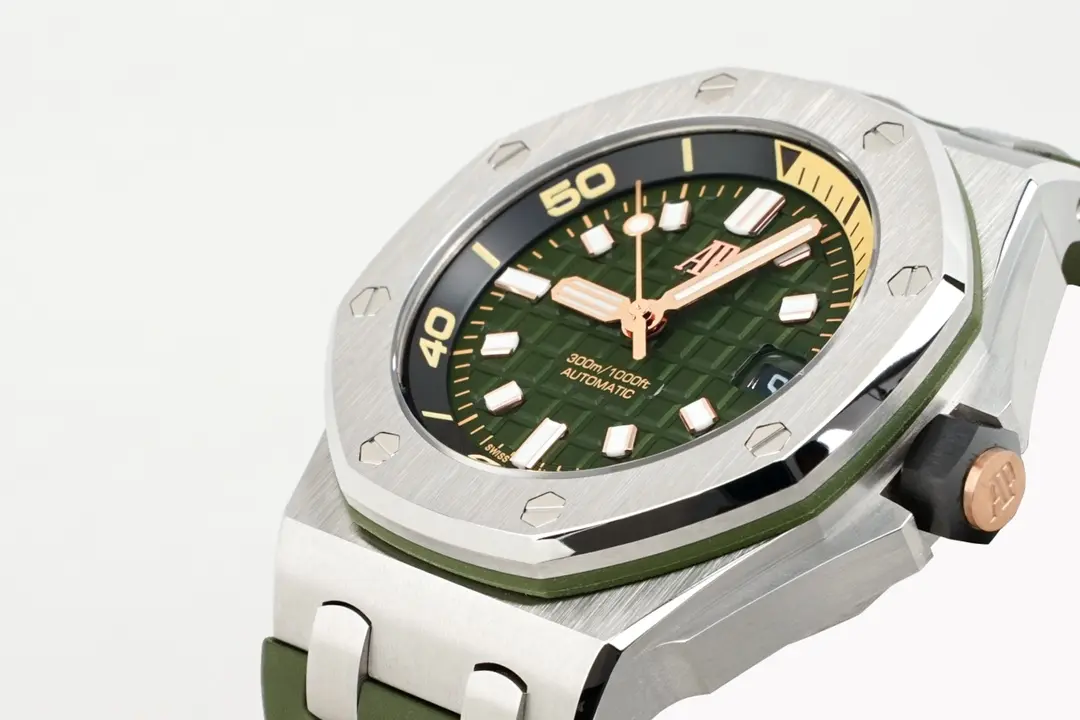 Minimalist ZF Factory BF Offshore Diver Watch 15720 Green Rubber – Super Clone Watches Edition 2304