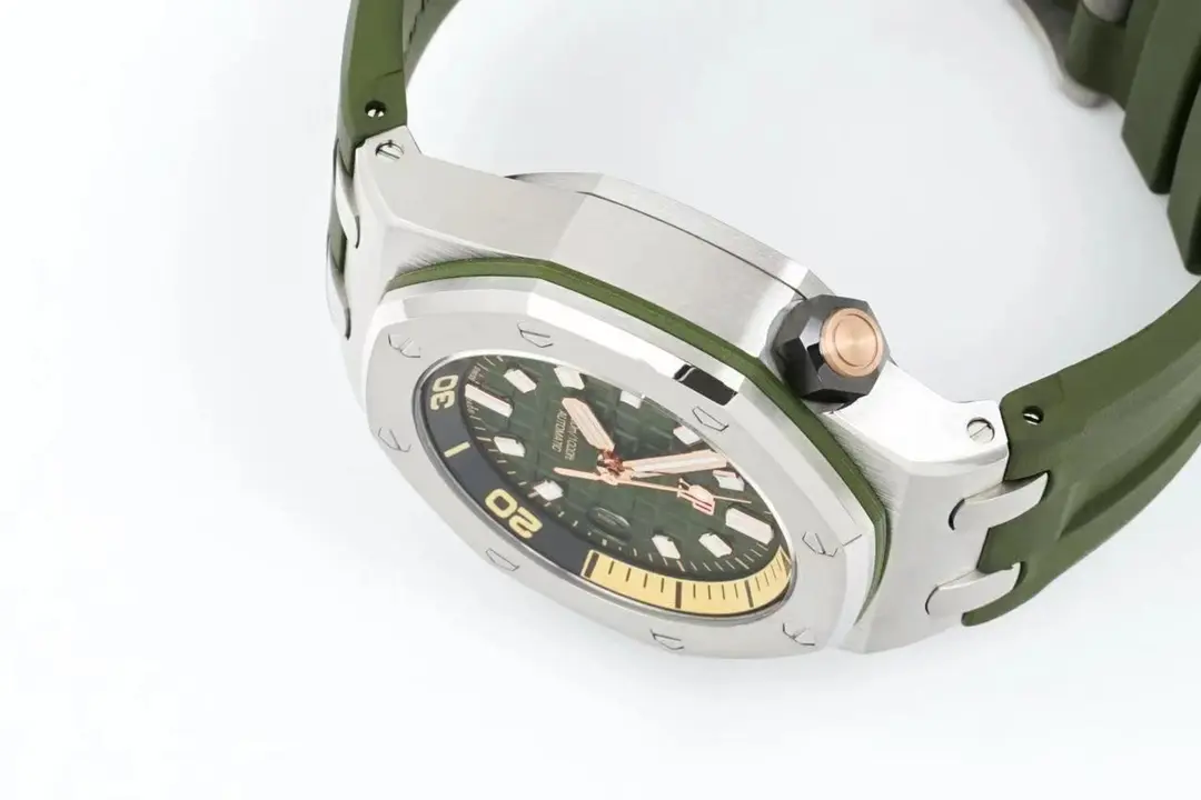 Minimalist ZF Factory BF Offshore Diver Watch 15720 Green Rubber – Super Clone Watches Edition 2304