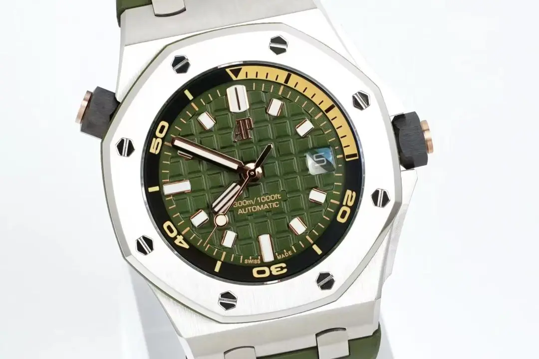 Minimalist ZF Factory BF Offshore Diver Watch 15720 Green Rubber – Super Clone Watches Edition 2304