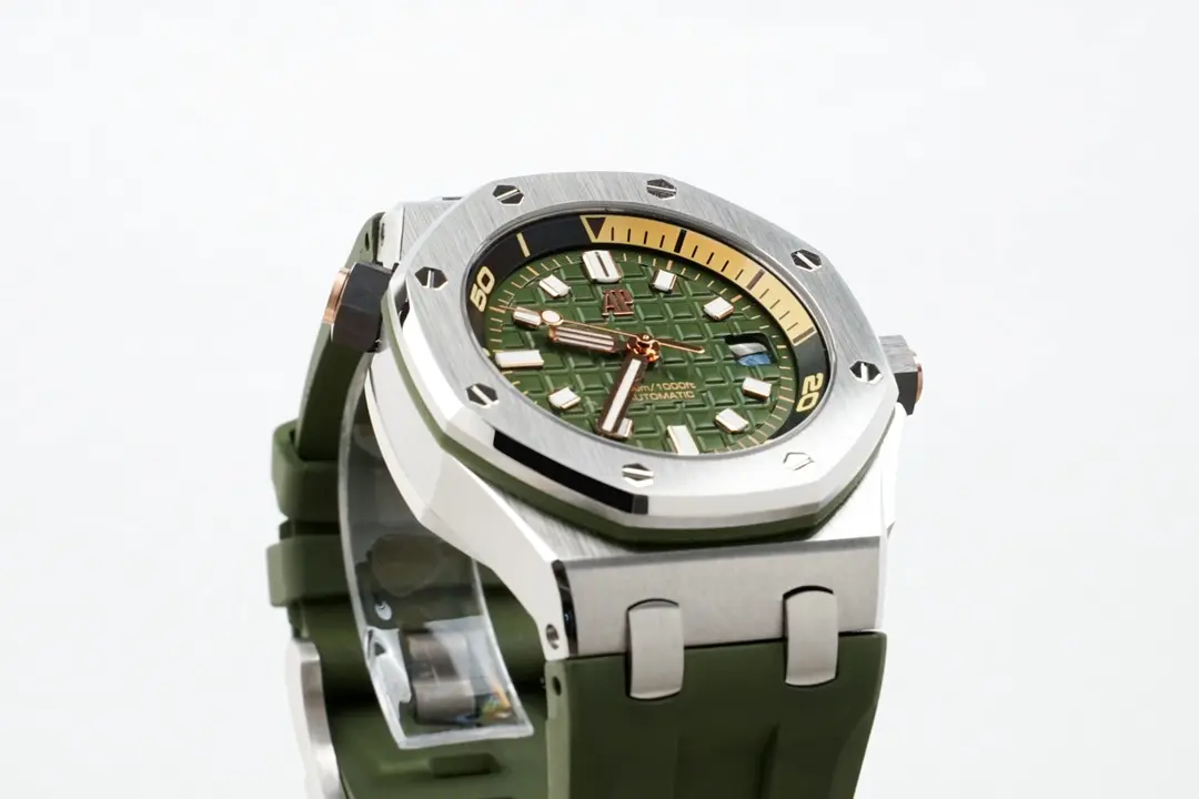Minimalist ZF Factory BF Offshore Diver Watch 15720 Green Rubber – Super Clone Watches Edition 2304