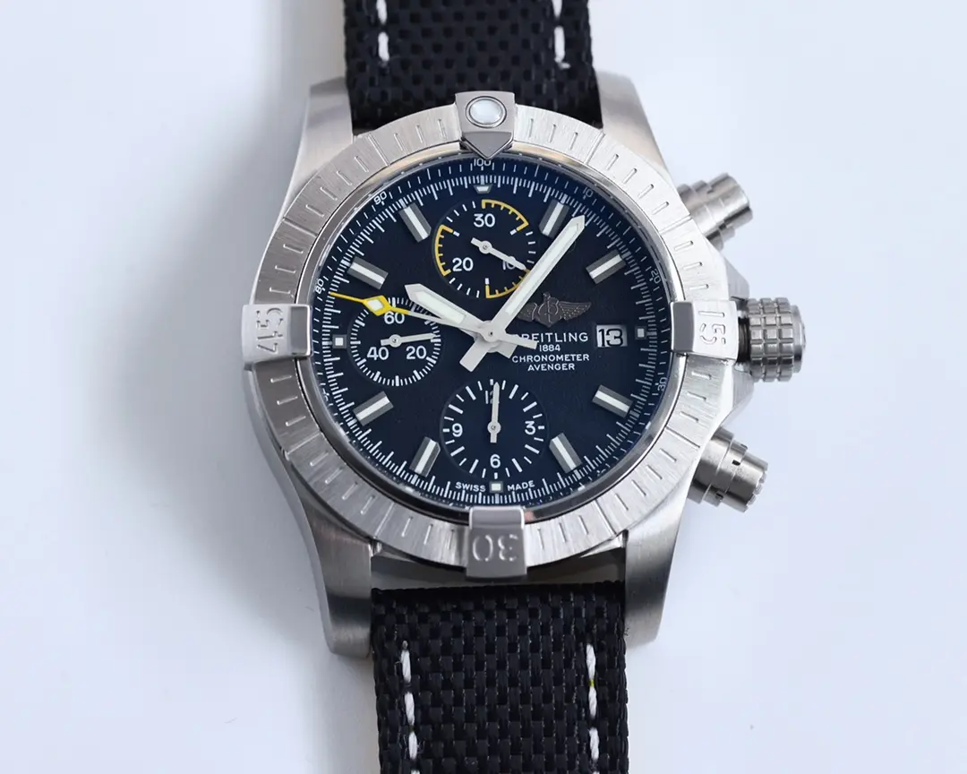 Comfortable ZF Factory Breitling Avenger Chronograph 43 Blue Fabric – Super Clone Watch Replica 2367