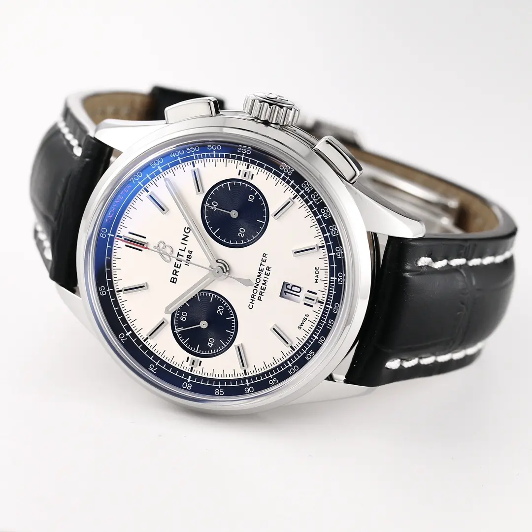 KOR Factory Breitling Premier B01 Chronograph White Black – Super Clone Luxury Watch Sustainable 6482