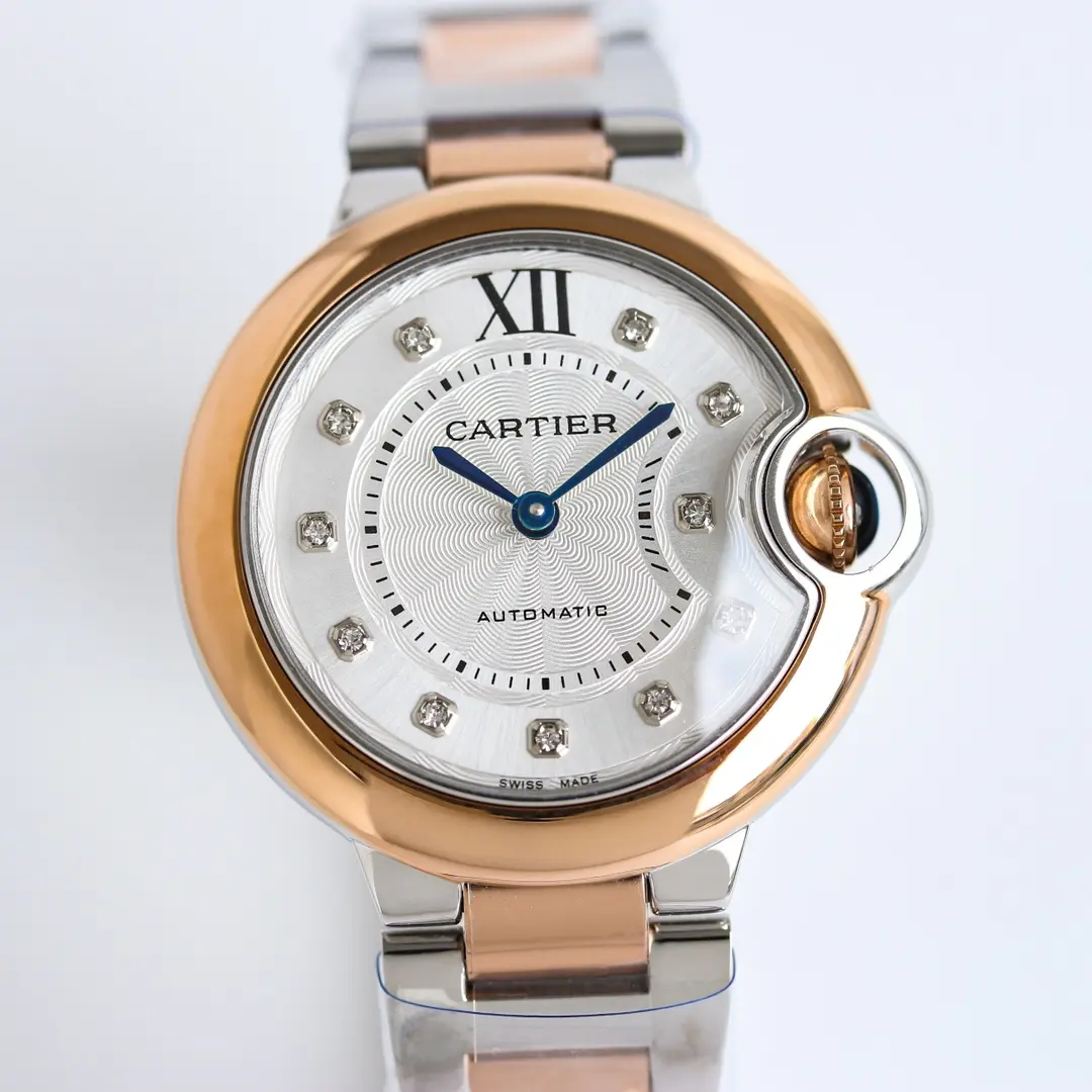 3K Factory Cartier Ballon Bleu Automatic Watch Rose Gold Steel – Best Replica Watch SportInspired 2748