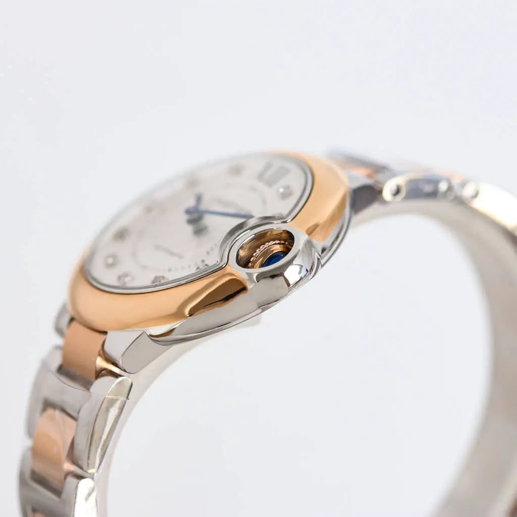 3K Factory Cartier Ballon Bleu Automatic Watch Rose Gold Steel – Best Replica Watch SportInspired 2748