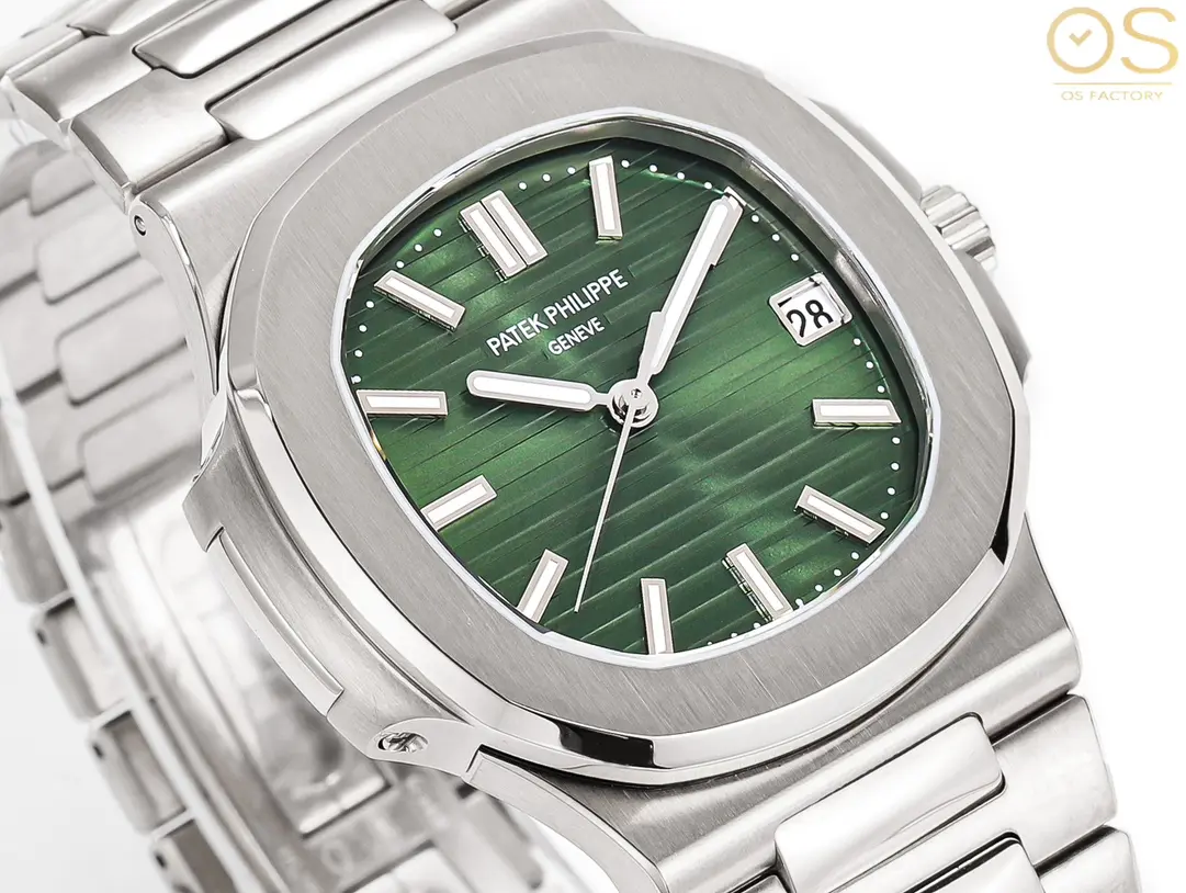 Neat 3K Factory Patek Philippe Nautilus 5711 Steel Green Dial Super Clone Replica Watch 5155