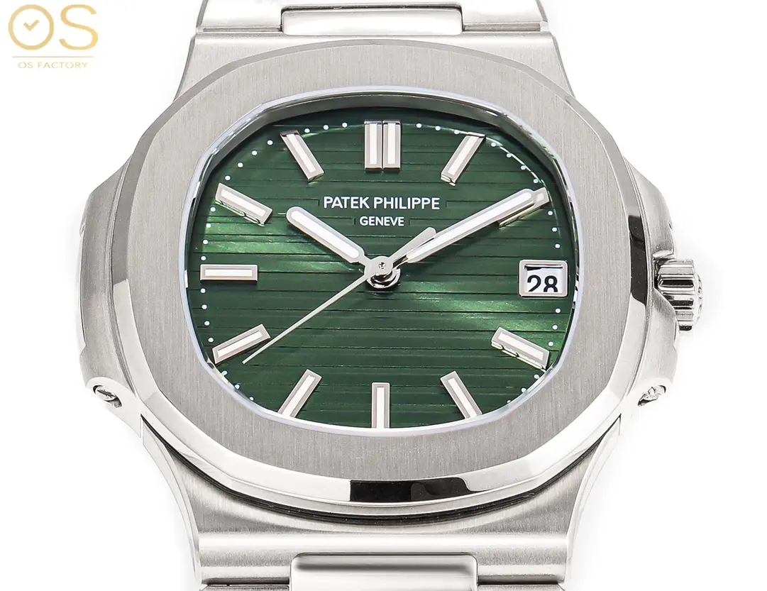 Neat 3K Factory Patek Philippe Nautilus 5711 Steel Green Dial Super Clone Replica Watch 5155