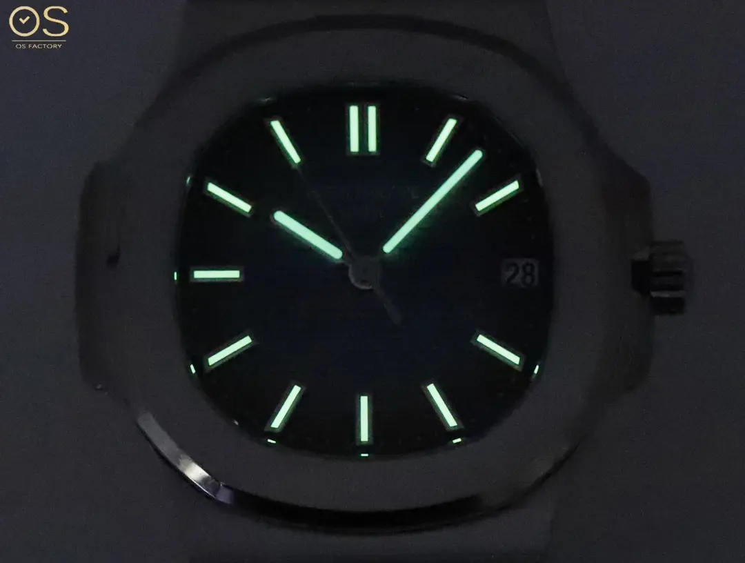 Neat 3K Factory Patek Philippe Nautilus 5711 Steel Green Dial Super Clone Replica Watch 5155