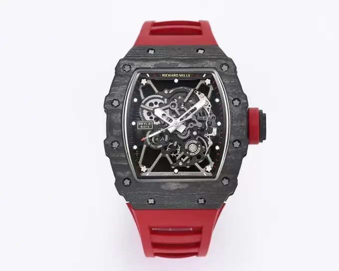 KV Factory Richard Mille RM 35-01 Rafael Nadal Red Rubber Super Clone Luxury Watch ZeroBulk 6530