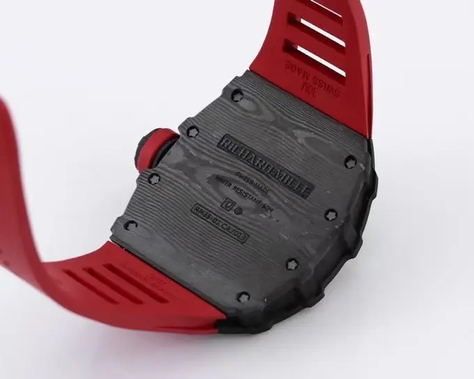 KV Factory Richard Mille RM 35-01 Rafael Nadal Red Rubber Super Clone Luxury Watch ZeroBulk 6530