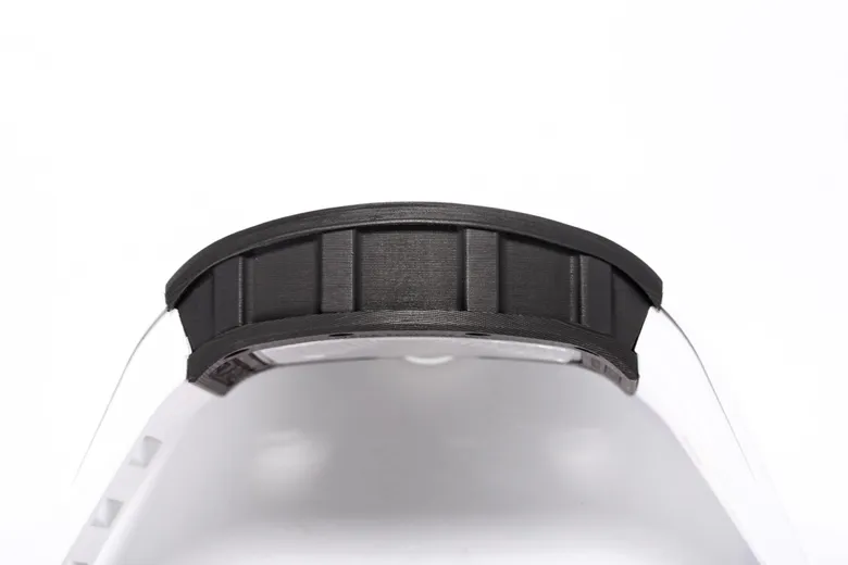 Tailored ZF Factory Richard Mille RM055 NTPT Carbon White Rubber –  Super Clone Watch 3883