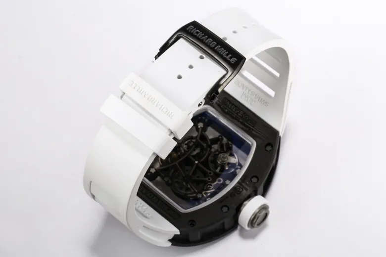 Tailored ZF Factory Richard Mille RM055 NTPT Carbon White Rubber –  Super Clone Watch 3883