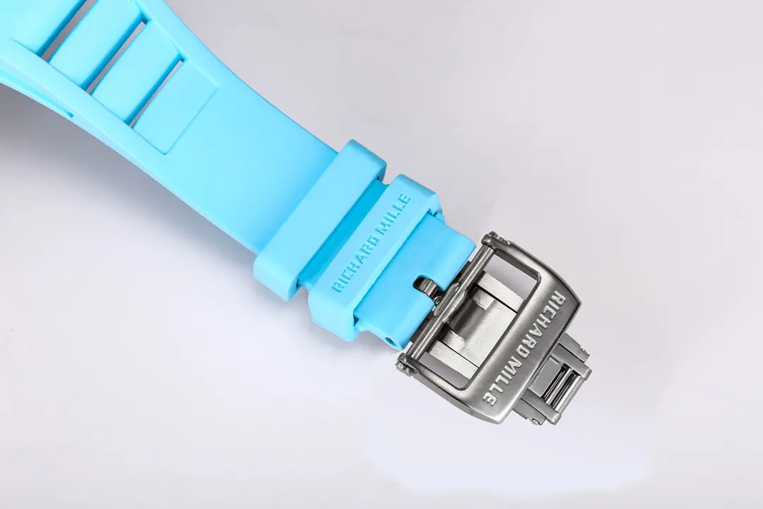 Sleek ZF Factory Richard Mille RM055 White Ceramic Blue Strap – Super Clone Replica Watch 3884