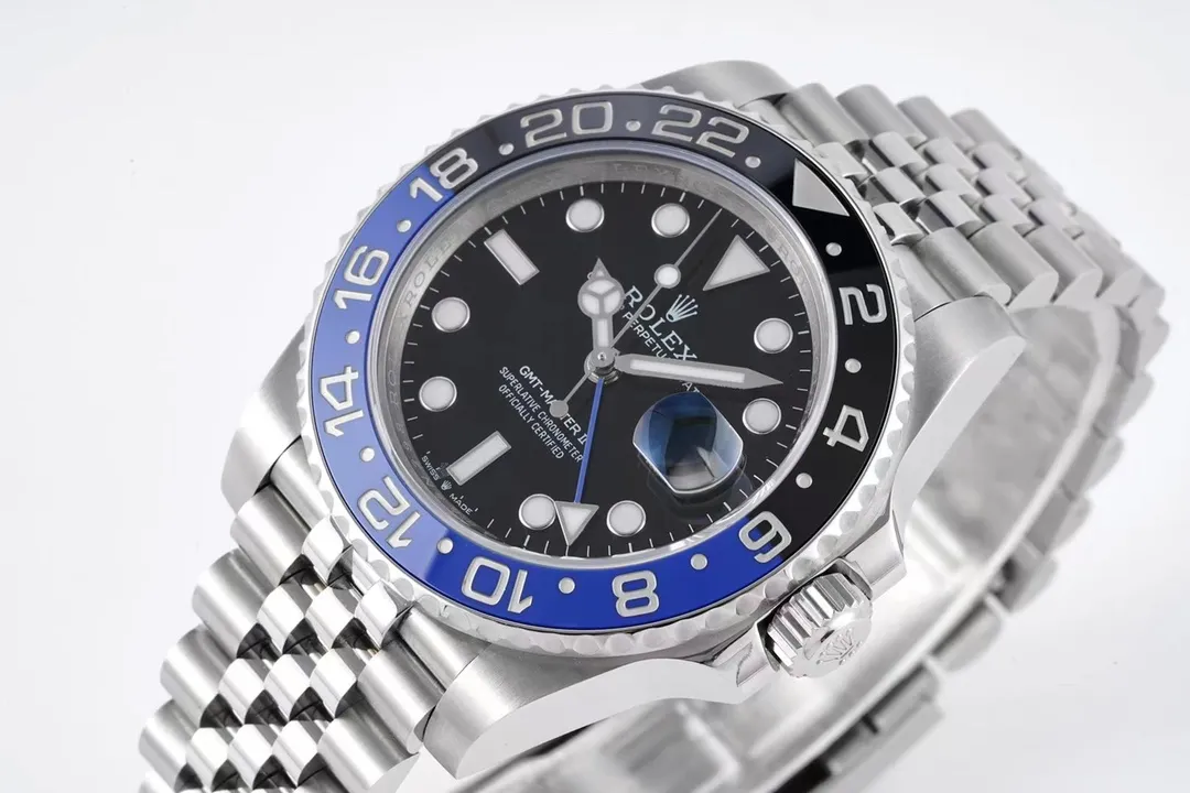 AR Factory Rolex GMT-Master II Batman 126710BLNR Stainless Steel Automatic Watch with Black Dial SoftTouch 358