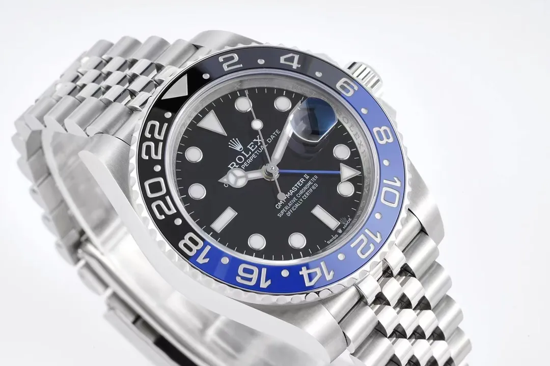 AR Factory Rolex GMT-Master II Batman 126710BLNR Stainless Steel Automatic Watch with Black Dial SoftTouch 358