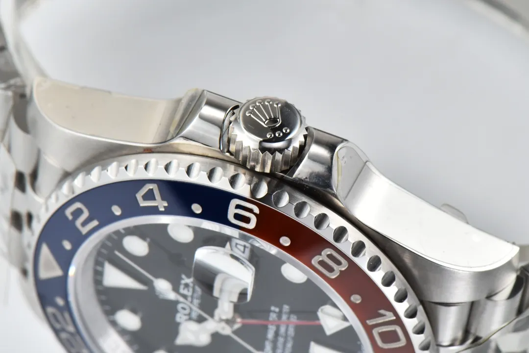 VS Factory Super Clone Rolex GMT-Master II Pepsi 126710BLRO Black Dial Red Blue Ceramic Bezel Stainless Steel Ju QuickDry 354