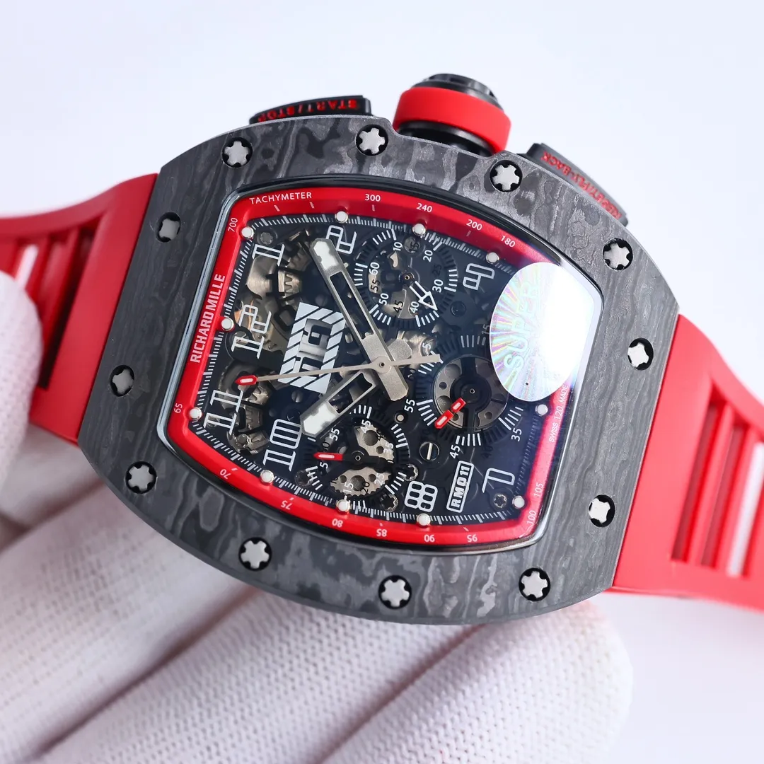 RM Factory Richard Mille RM011-FM Red Chronograph Super Clone Watch –  Replica Richard Mille SunProtective 7408