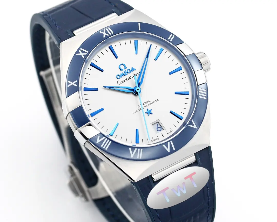 ZF Factory OMEGA Constellation Meteorite 41mm Blue Leather –  VSF Watches Collection Colorful 395