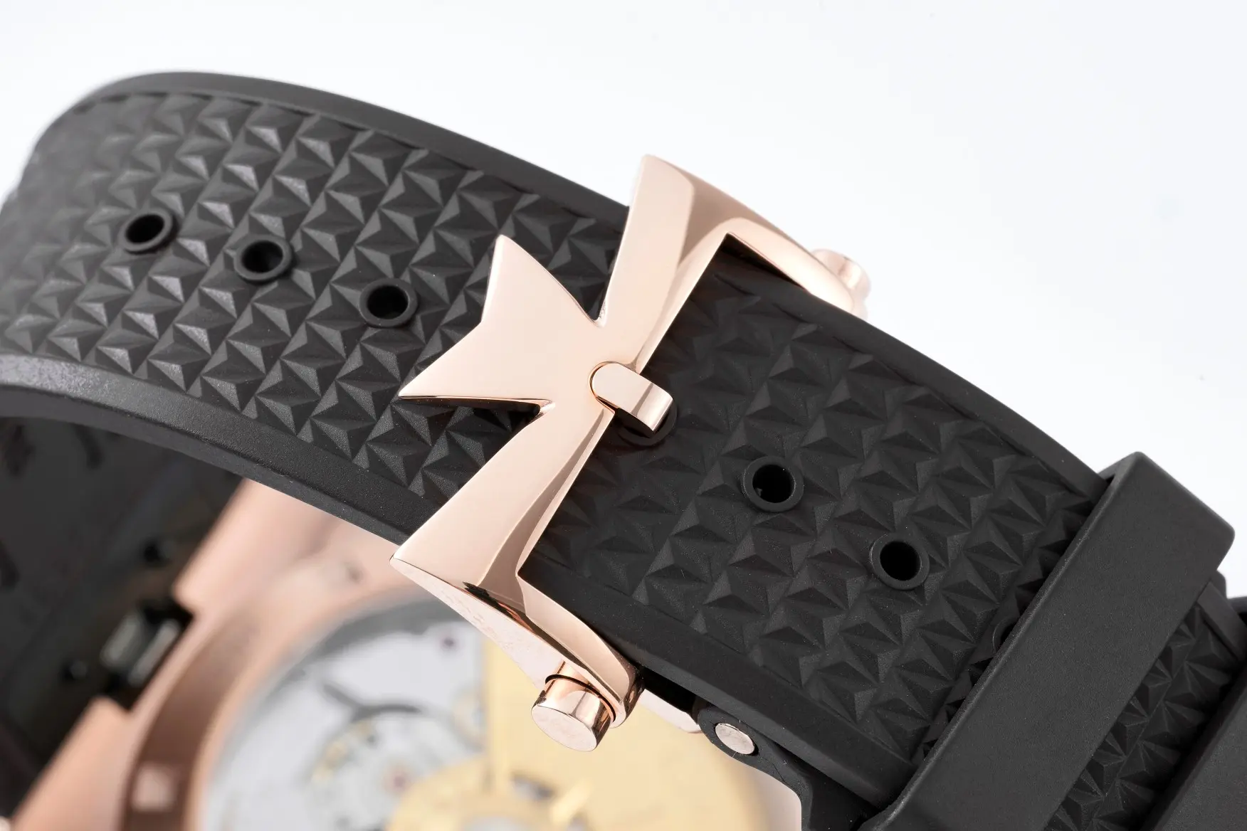 Practical PPF Factory Vacheron Constantin Overseas 4500V Series – Rose Gold Case, Blue Dial, Rubber Strap Best Replica Watch 7165