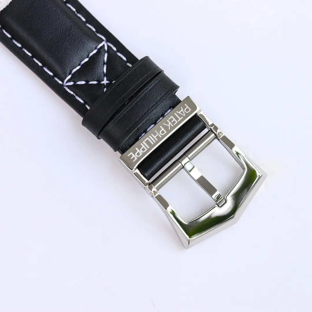 TW Factory Patek Philippe Calatrava Pilot Travel Time Black Dial Super Clone Replica Watch Supportive 3426
