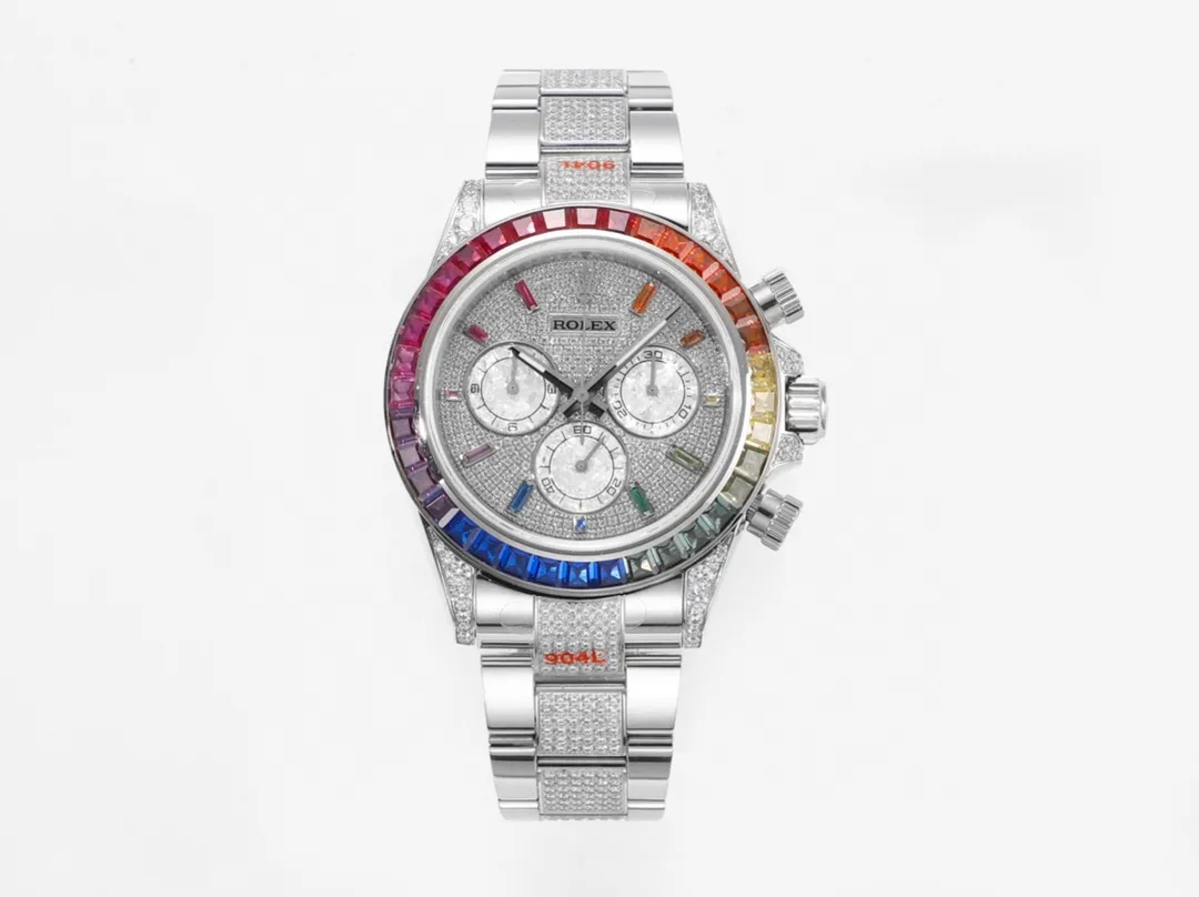 Tailored Rolex Daytona HB1 – Platinum Bezel, Stainless Steel Case, Automatic Mechanical VSF Watches Collection 31