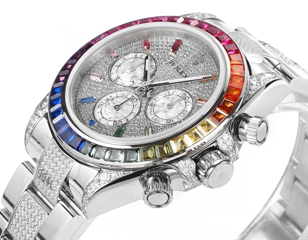 Tailored Rolex Daytona HB1 – Platinum Bezel, Stainless Steel Case, Automatic Mechanical VSF Watches Collection 31