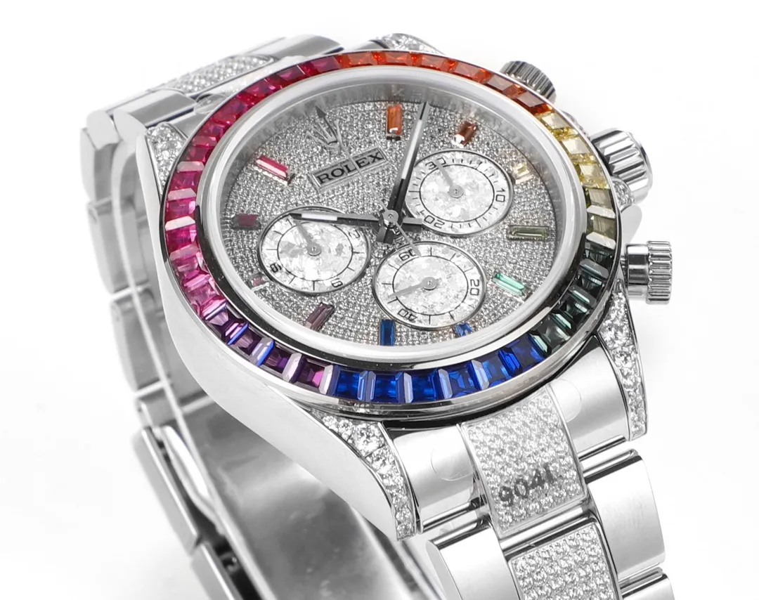 Tailored Rolex Daytona HB1 – Platinum Bezel, Stainless Steel Case, Automatic Mechanical VSF Watches Collection 31