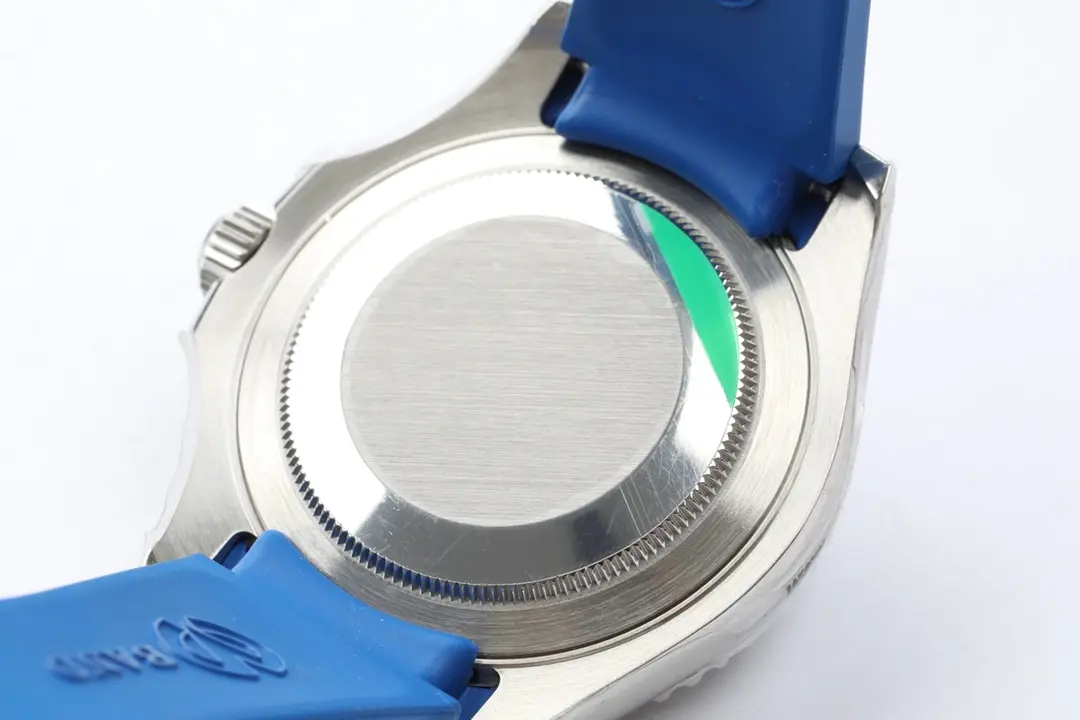 UrbanChic Rolex Yacht-Master 42 Blue Dial Stainless Steel Case with Blue Rubber Strap – Sporty  Automatic Timepiece 346