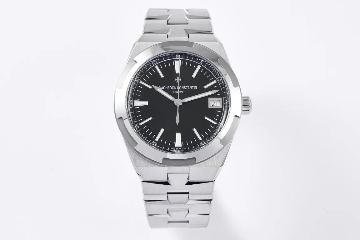 MKS Factory Vacheron Constantin Overseas 4500V Series – Silver Stainless Steel Super Clone Watch with Black Dial, Automatic Movement, Best Replica Quality Youthful 6678